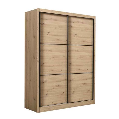 Navara 165 Artisan Oak 166x60x215cm Wardrobe