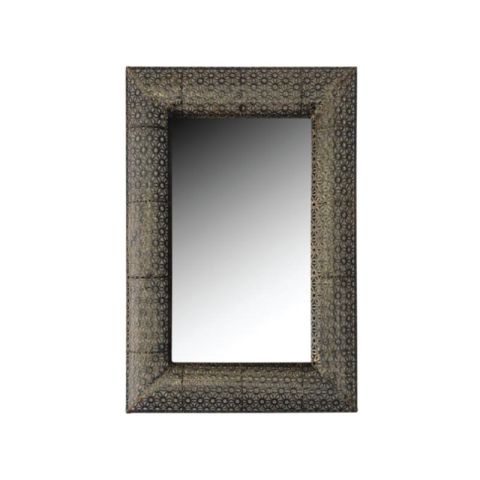 Lace 66cm Bronze Metal Wall Mirror