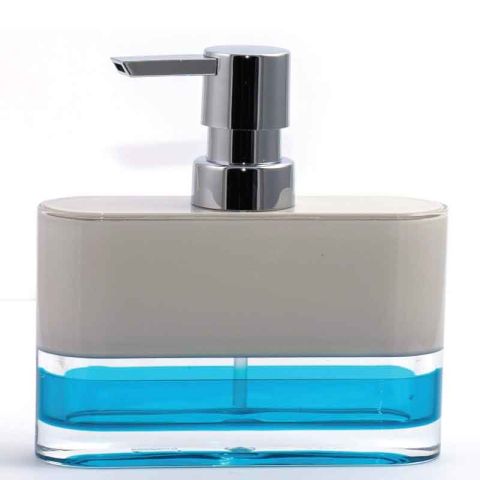 Tatkraft Topaz Blue Toilet Soap Dispenser