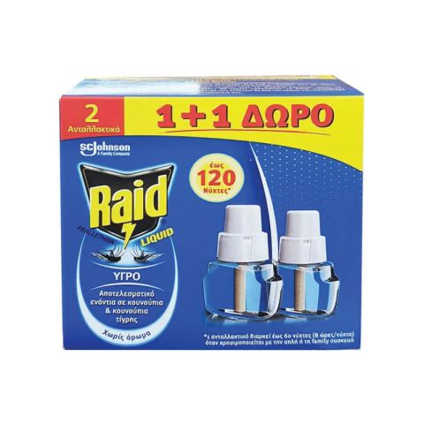 Raid 30n+n-2E Electric Refil Mosquito Repellent