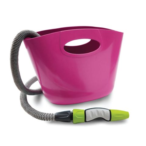 GF Aquapop 15m Fuchsia Self-Extendable Hose Kit