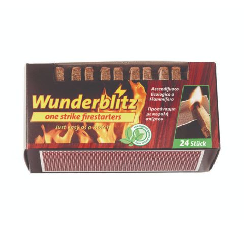 H&C Wunderblitz 24pcs Natural One Strike Firelighter