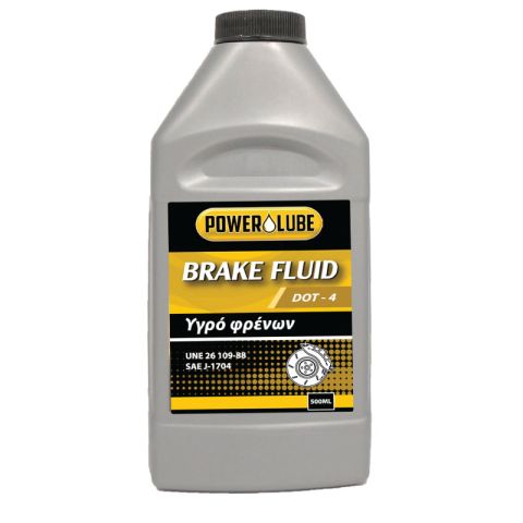 Power Lube DOT-4 500ML Brake Fluid