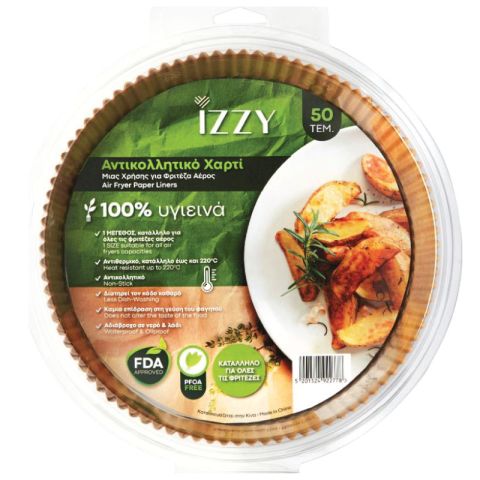 Izzy SP-224901 Non-Stick Air Fryer Paper Liners