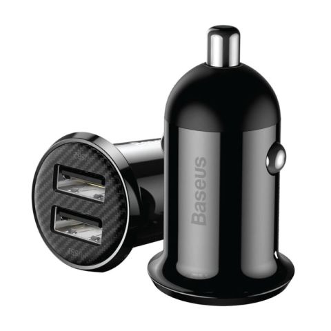 Baseus Grain Pro CCALLP-01 4.8A (2xUSBs) Car Mobile Charger