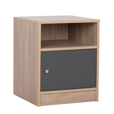 Malory Sonoma Grey 40x40x50cm Nightstand