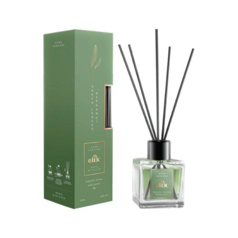 Elix Home Perfume Green Leaves & Bergamot 100ml Air Freshener