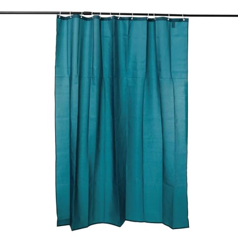 5 Five Colorama 180x200cm Petrol Bath / Shower Curtain