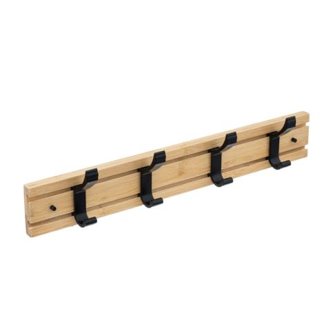 5 Five 40x8x54.5cm Bamboo Wall Coat Hanger