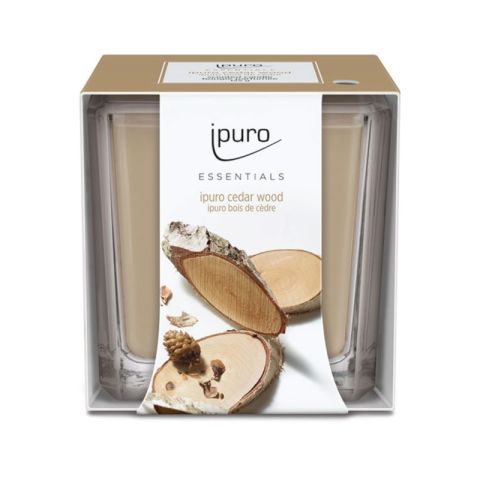 Ipuro Essentials Cedar Wood 125gr Decorative Candle