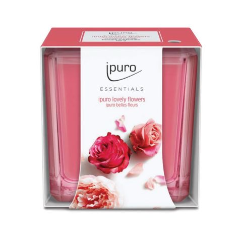 Ipuro Essentials Lovely Flowers 125gr Decorative Candle