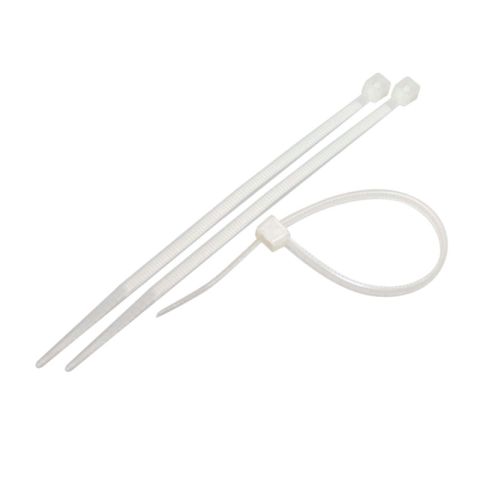 Eurolamp 450x4.8mm White Cable Ties