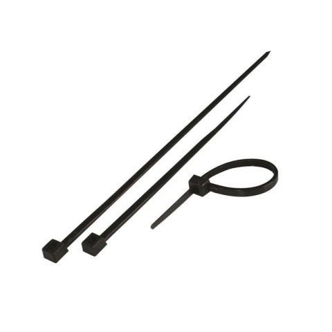 Eurolamp 450x4.8mm Black Cable Ties