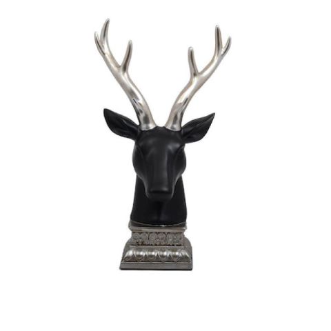 Fyl 43cm Black Deer Table Decorating