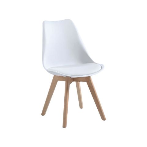 Martin E-00024016 White Beech Indoor Dining Chair