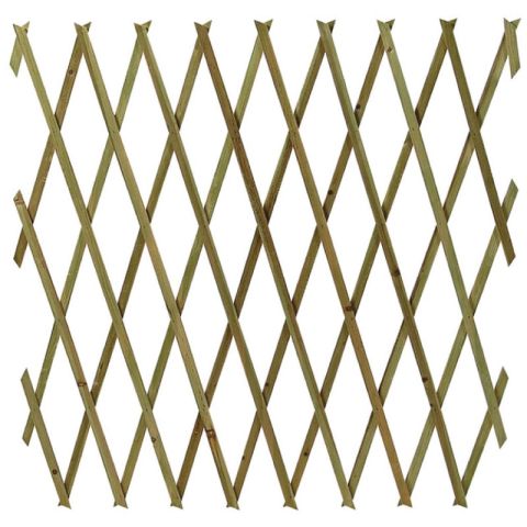 Lia 100x150cm Wooden Fence Expanding Trellis Panel