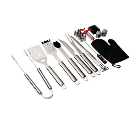 Bormann BBQ1016 25pcs Stainless Steel BBQ Tool Case Set