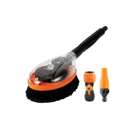 GF 2022 Geared Rotating Garden Brush Kit (With Hose Connectors)