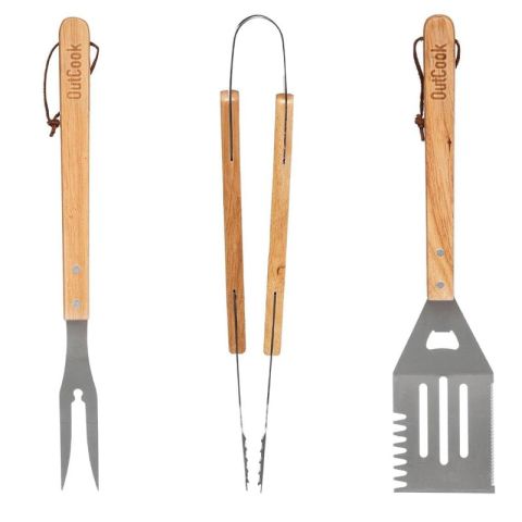 Neka 167942 3pcs Steanless Steel BBQ Tool Set