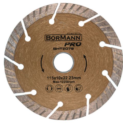 Bormann BHT2078 Diamond Disc Slant Turbo 115mm