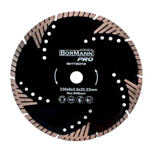 Bormann BHT2072 Diamond Disc Triangle Turbo 230mm