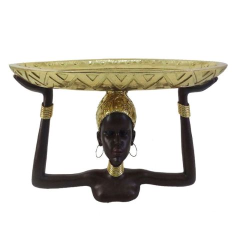 Jesira 17.5cm Gold Black Face Table Decorating