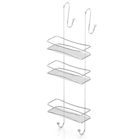 VS 25x10x75cm Με 3 Ράφια Κρεμαστή Ραφιέρα Μπάνιου 