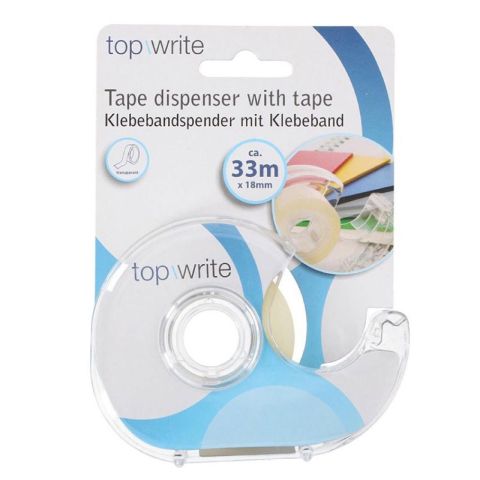 Top Write 33mx18mm Invisible Tape With Dispenser