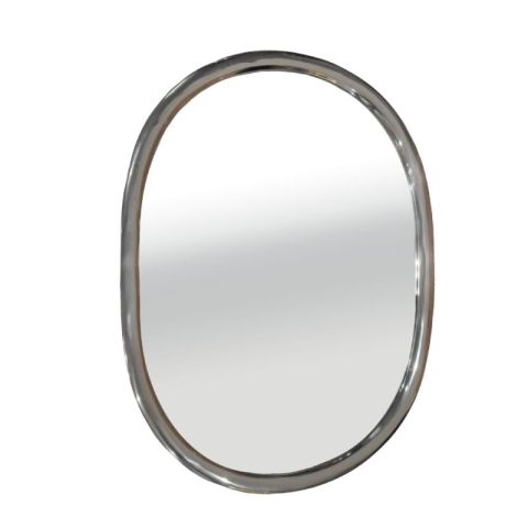 Liscio 53x3x71cm Aluminum Silver Wall Mirror