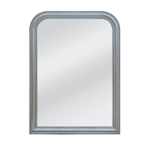 Liber 64x90cm Wood Silver Antique Wall Mirror