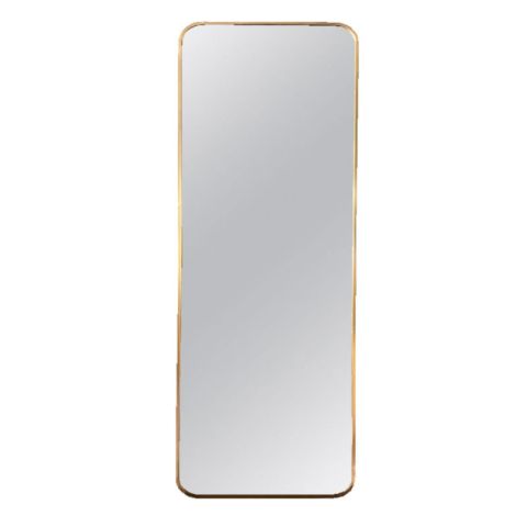 Angoli 40x120cm Aluminum Pink Gold Wall Mirror