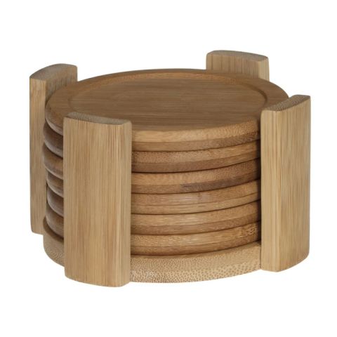 Secret De Gourmet Bamboo Set Coasters