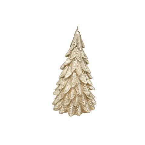 Atmosphera Fir Tree Gold/SilverWhite 396gr 1pc Christmas Candle