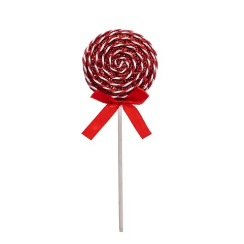 Atmosphera JJ Christmas Bauble Lollipop Red 1pc