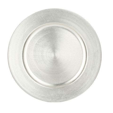 Atmosphera Silver Christmas Plate