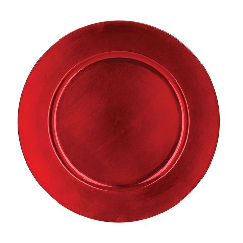 Atmosphera Red Christmas Plate