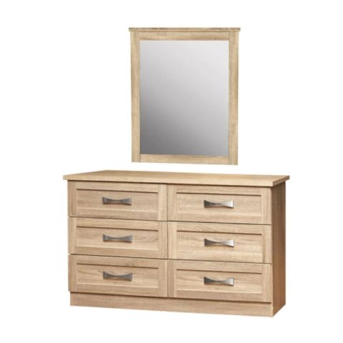 Home HM10171.02 Sonoma 120x40x76cm Dressing Table (W/Mirror)