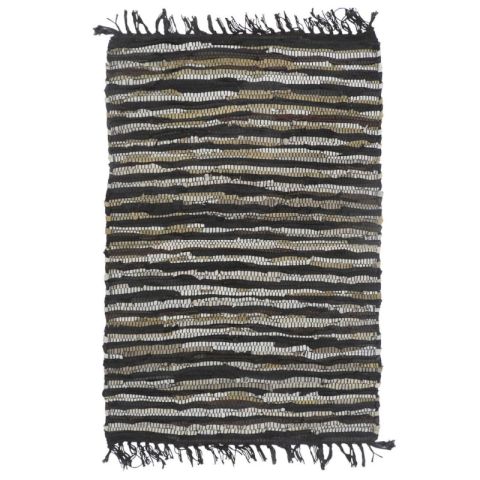 Home Boho Black Beige 60x90cm Carpet