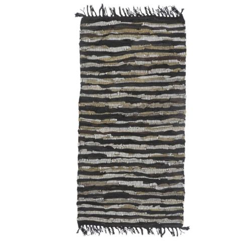 Home Boho Black Beige 70x150cm Carpet