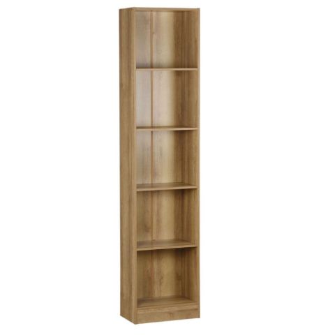 Bookcase Toccata 24-0741 Sonoma 40x24x180cm