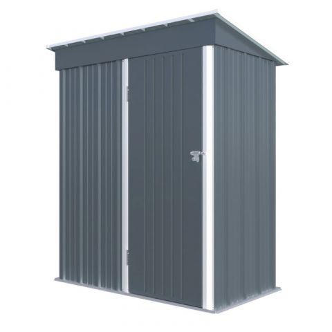 Isunor 94x16x181cm Galvanized Steel Garden Shed