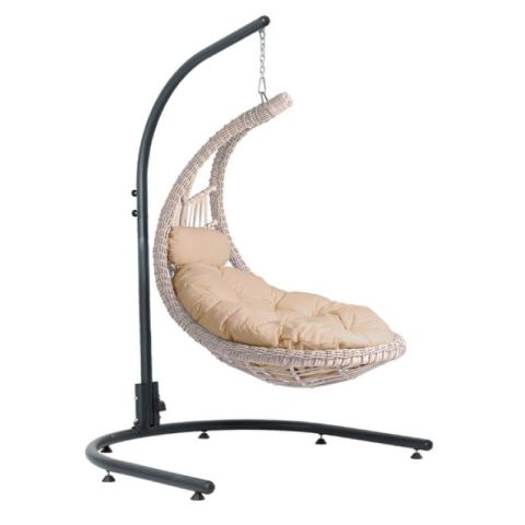 Sarika Metal Cappuccino Black Garden Swing (894-123-013)