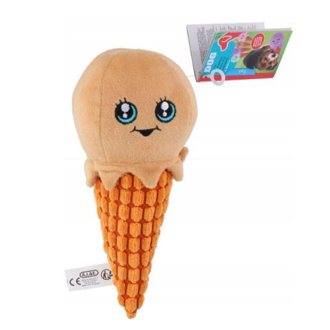 Lifetime Dog Plush Ice Cream Pet Toy