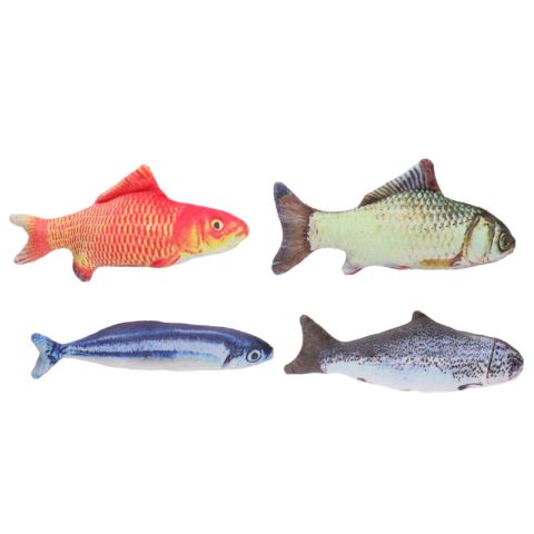 Lifetime Cat 4Ass Fish Pet Toy