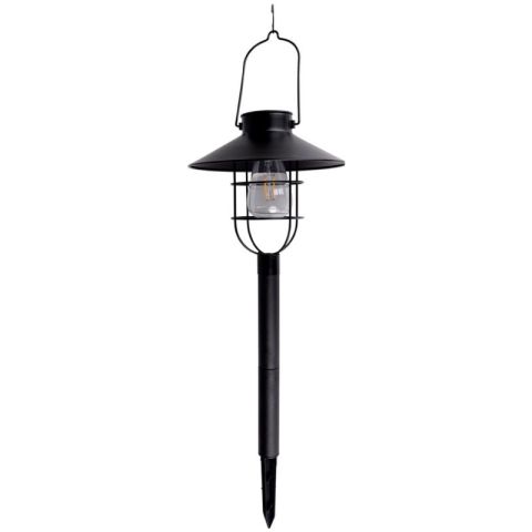 Grundig Black 21.8x64cm Solar Outdoor Lighting