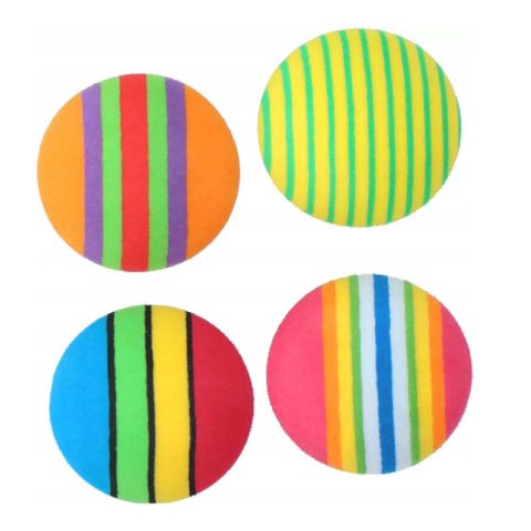 Lifetime Cat 4pcs Soft Foam Balls Pet Toy