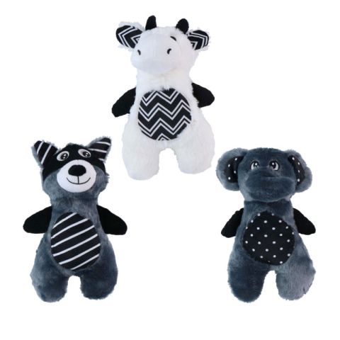 Maxxpro Dog 3Ass Animal Plush Pet Toy
