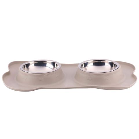 Lifetime Double Pet Bowl 45x27x4.2cm