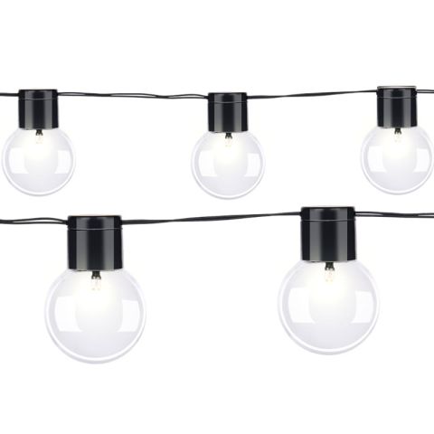 Grundig Warm White 485cm Line Wire Solar Outdoor Lighting