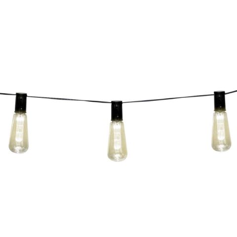 Grundig Warm White  330cm Line Wire Solar Outdoor Lighting